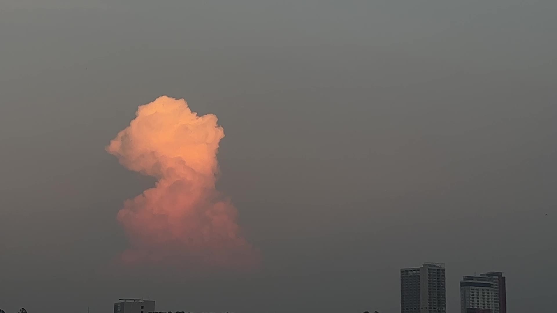Cumulonimbus cloud in Indonesia
