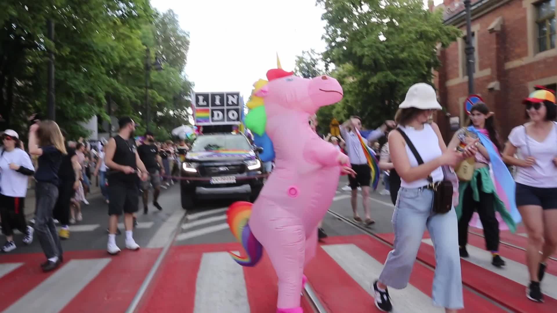 Krakow celebrates its 20th Pride Parade