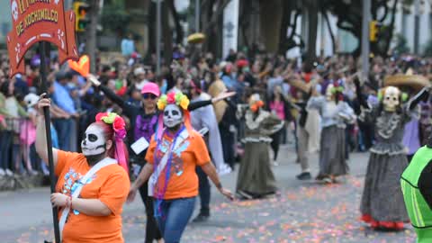 'Day of the Dead' Skulls Parade in Mexico City