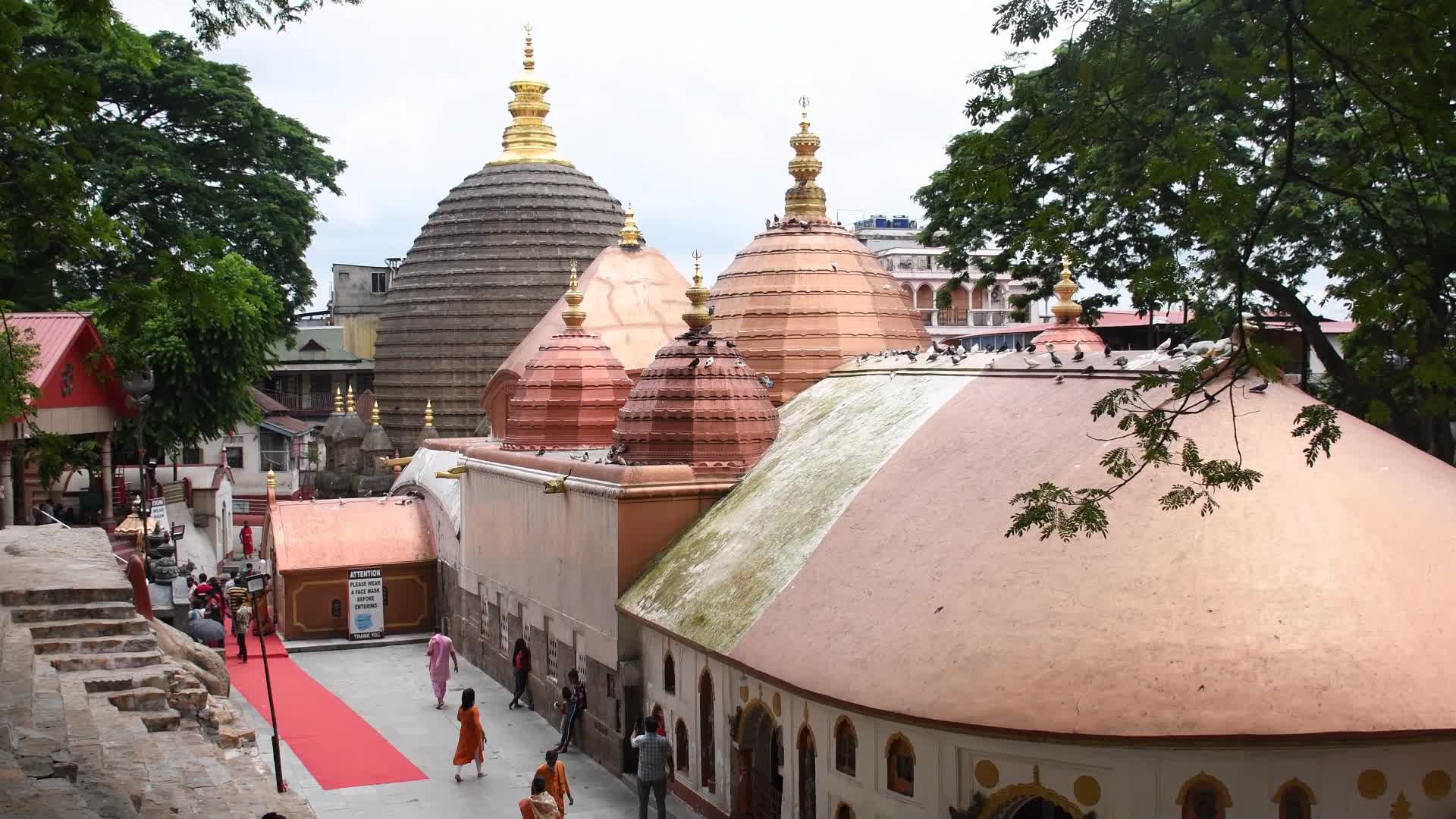 Historical Kamakhya temple reopen in India | EditorialFootage by NurPhoto