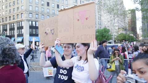 Protest In New York Against The New Restrictive Abortion Laws