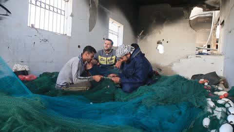 Palestine Fishermen In Gaza