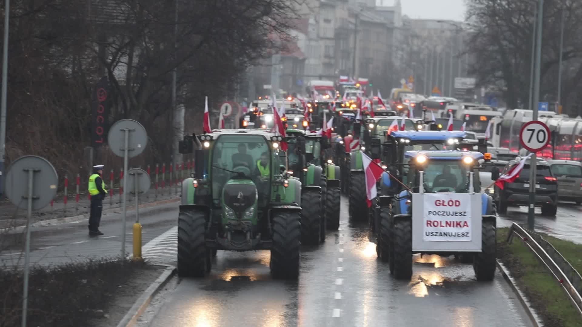 Nation-wide strike of Polish farmers