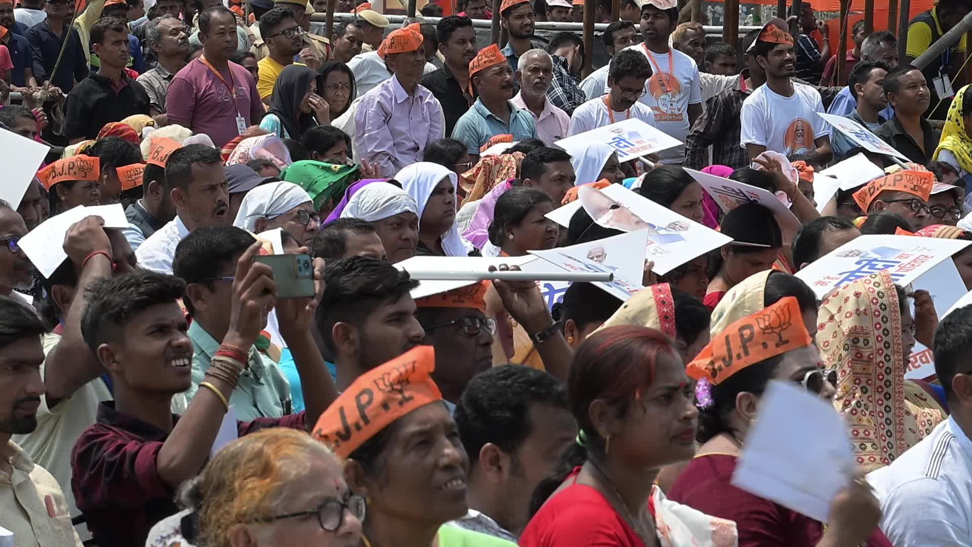 India's Prime Minister Narendra Modi election Rally in India 