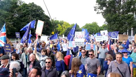 Peoples March for Europe, London, UK