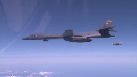US Air Force Flight near Korean Peninsula