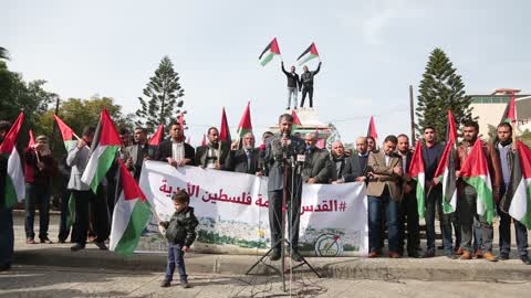 Palestinians Protest Against Trump's Jerusalem Decision