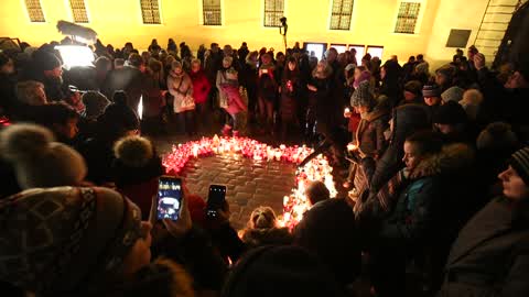 Commemoration for murdered Gdansk mayor Adamowicz