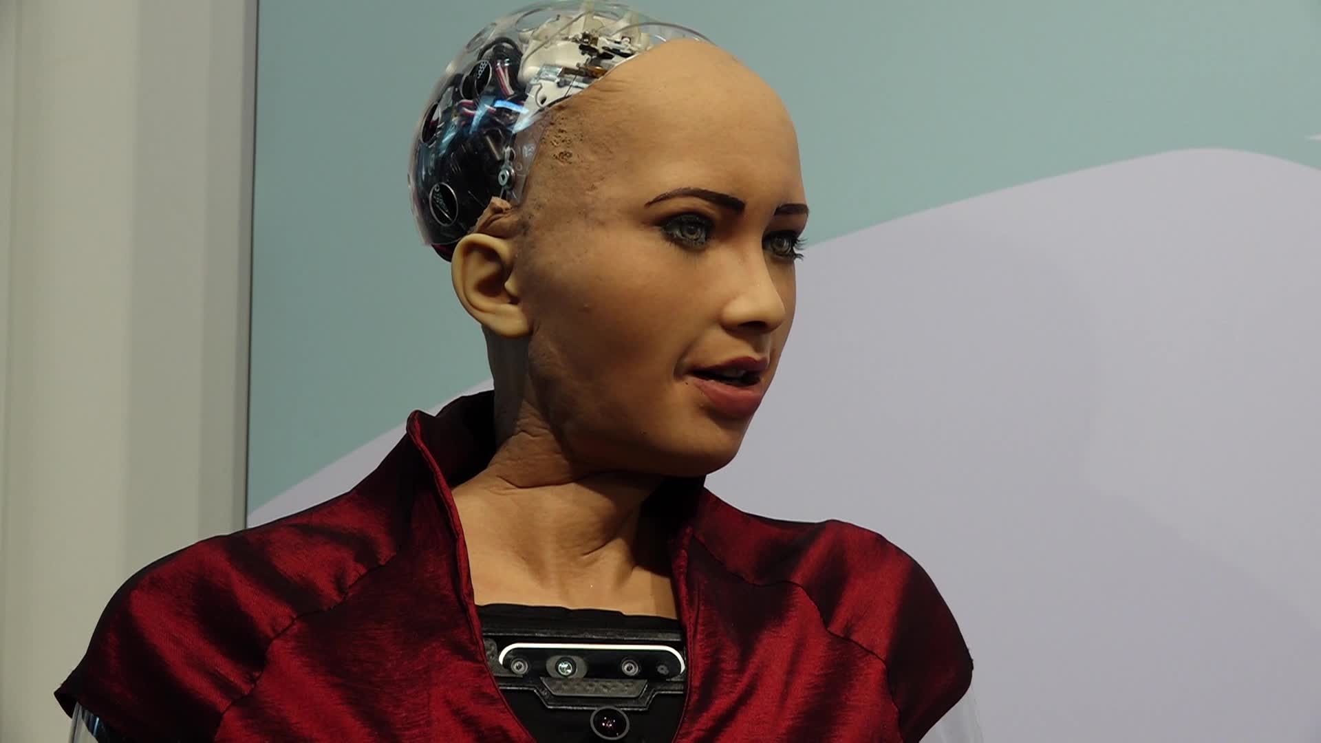 Sophia Humanoid Robot - Mobile World Congress