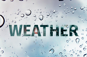 Weather video footage