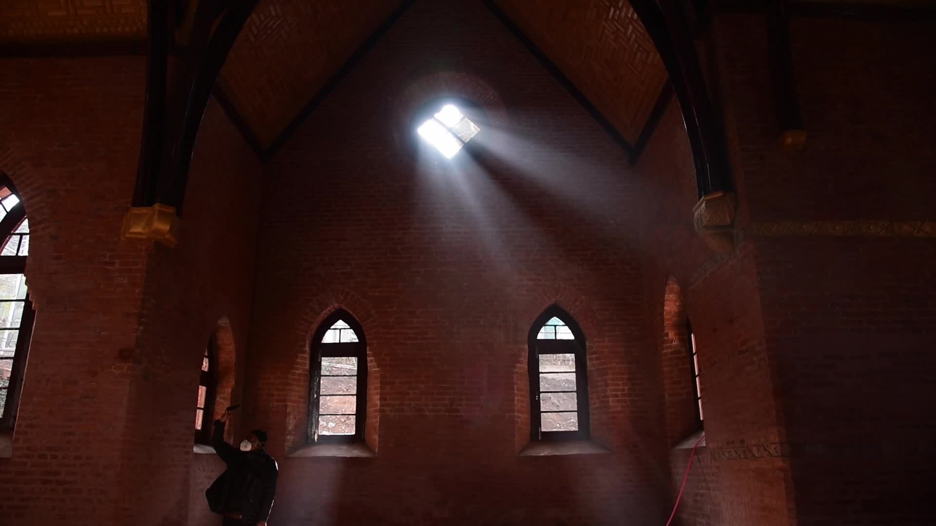 Saint Lukas Church prepares to reopen in Srinagar, Indian Administered Kashmir