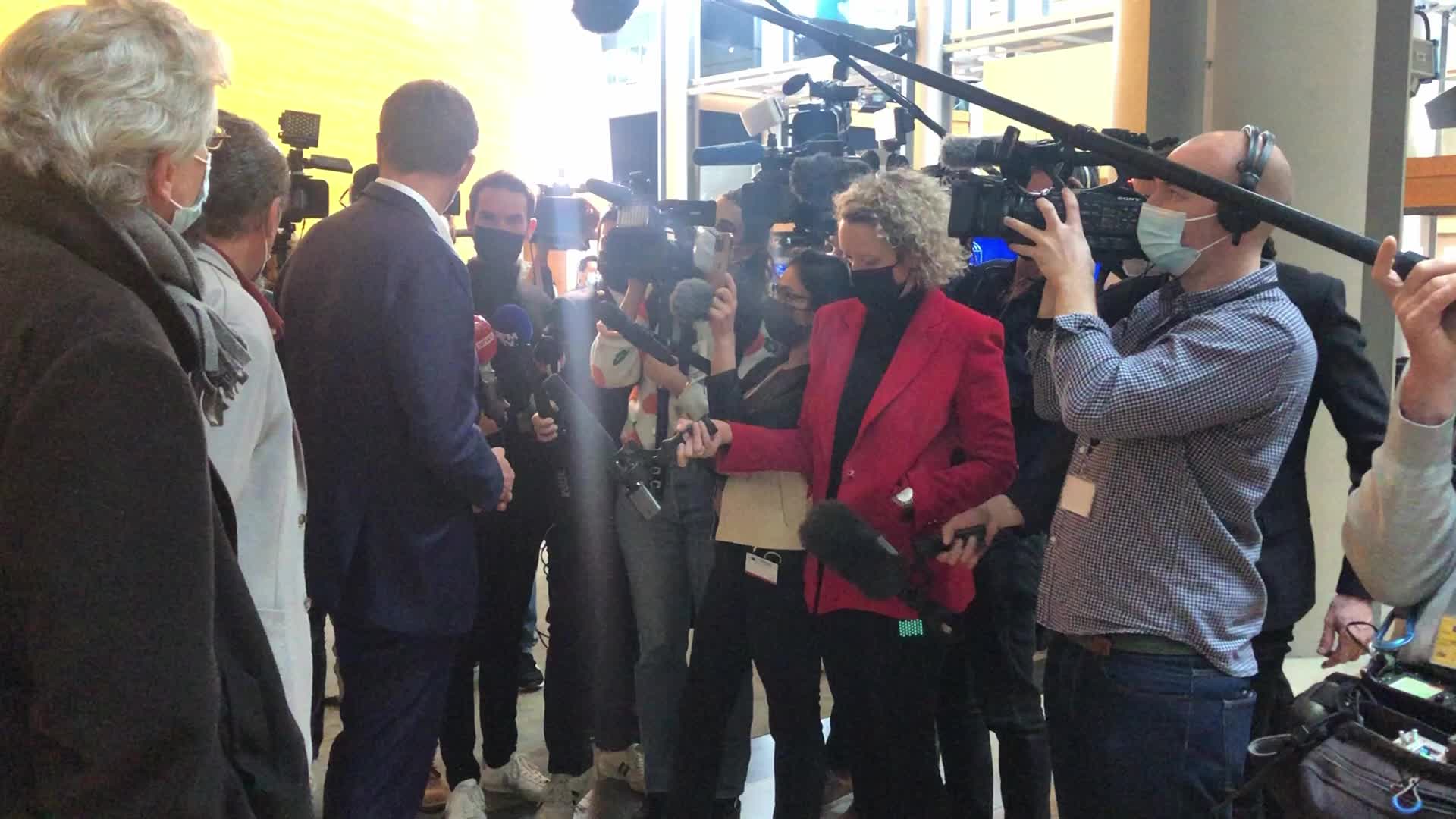 Yannick Jadot at the European Parliament in Strasbourg 