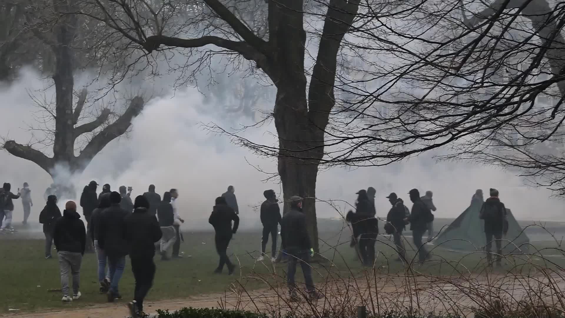 Clashes in Brussels as thousands protest against COVID-19 restrictions