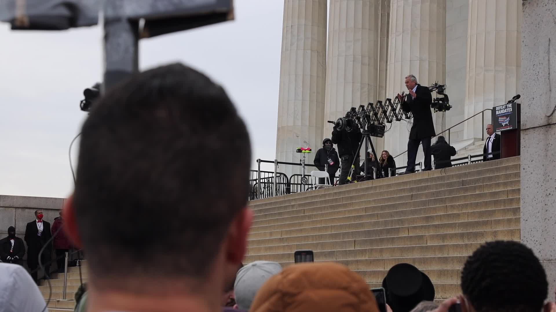Anti-vaccine mandate rally in Washington, D.C.