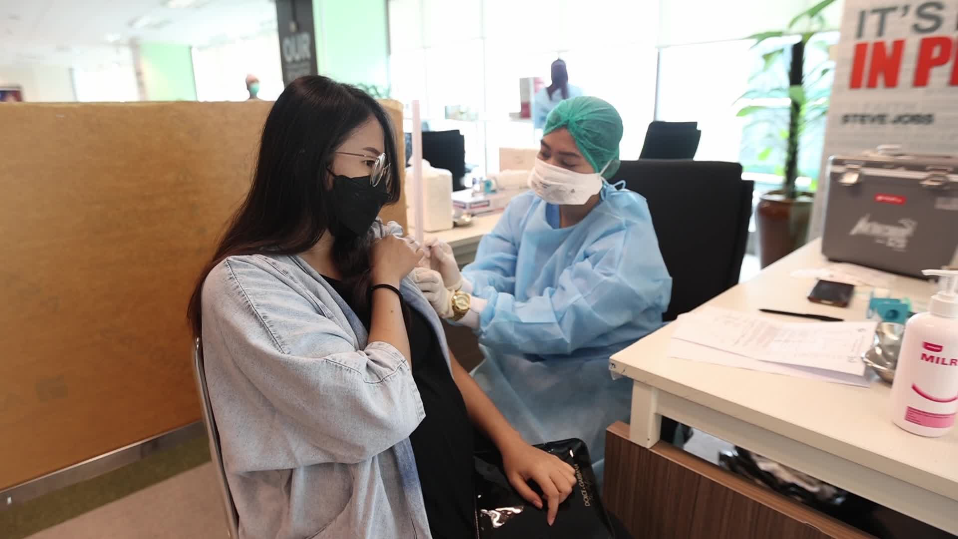 Booster Covid-19 Vaccine Rollout in Jakarta, Indonesia