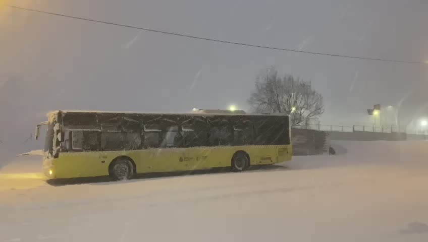 Heavy snowfall in Turkey