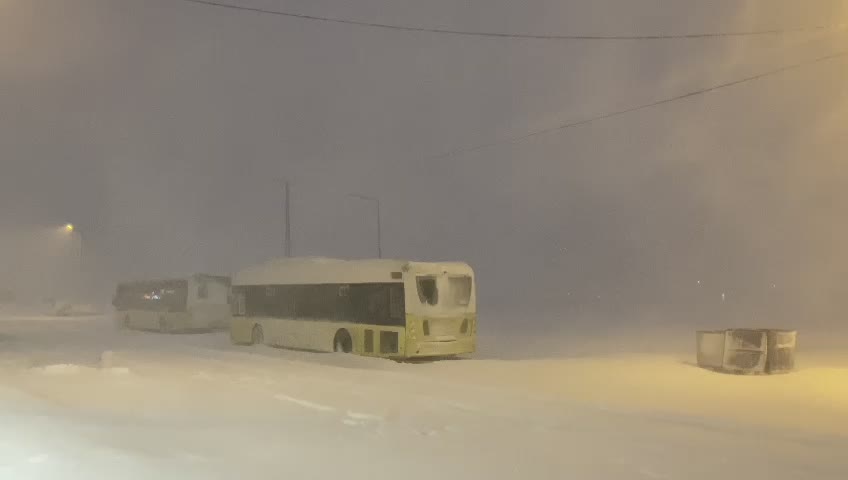 Heavy snowfall in Turkey