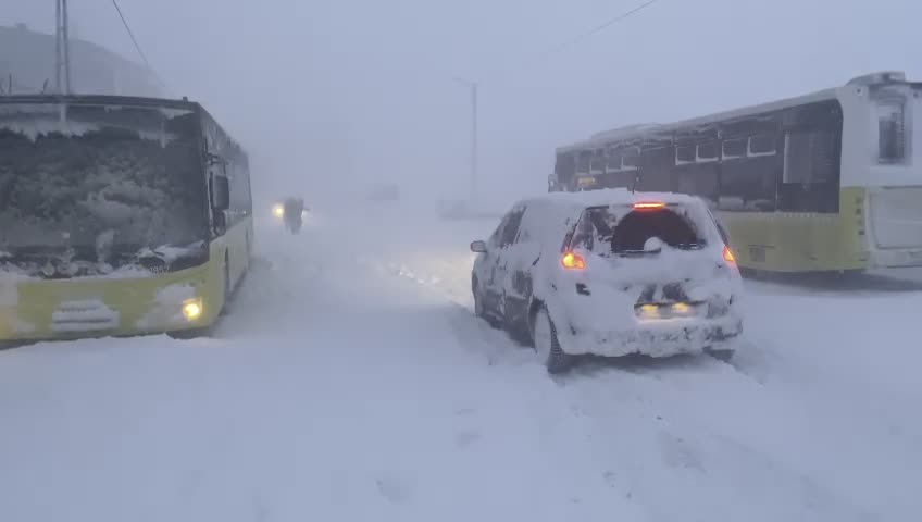 Heavy snowfall in Turkey