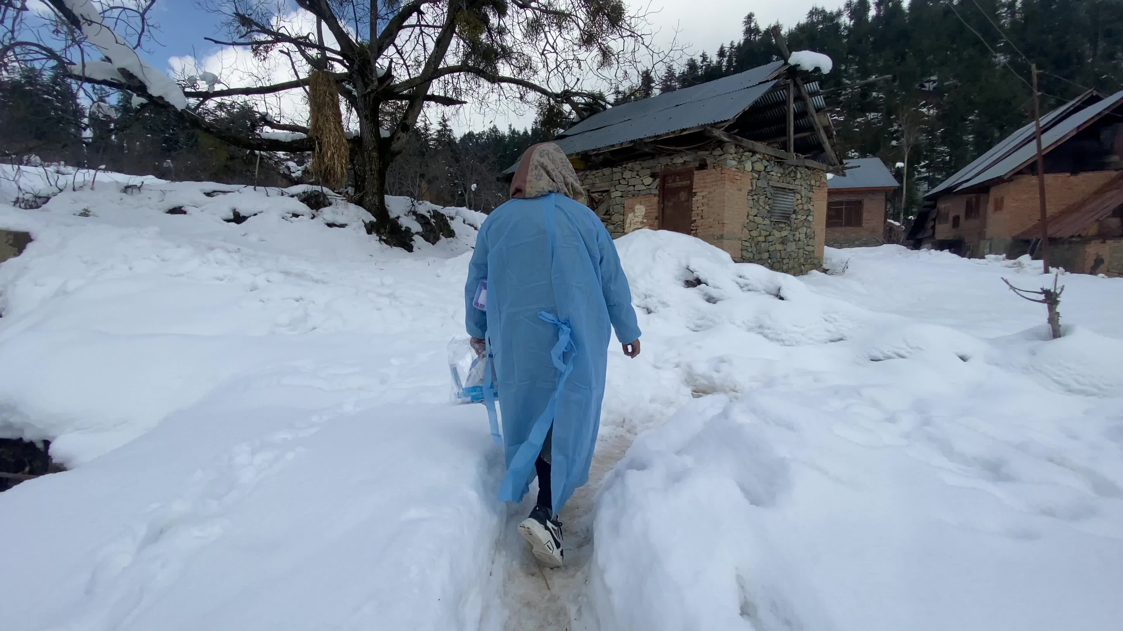 Covid-19 Vaccination Drive In Snowy Mountains 