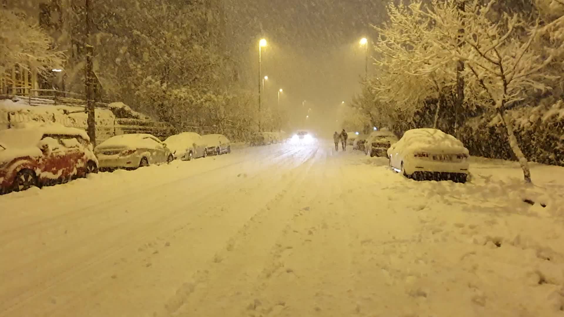 Heavy snowfall in Turkey