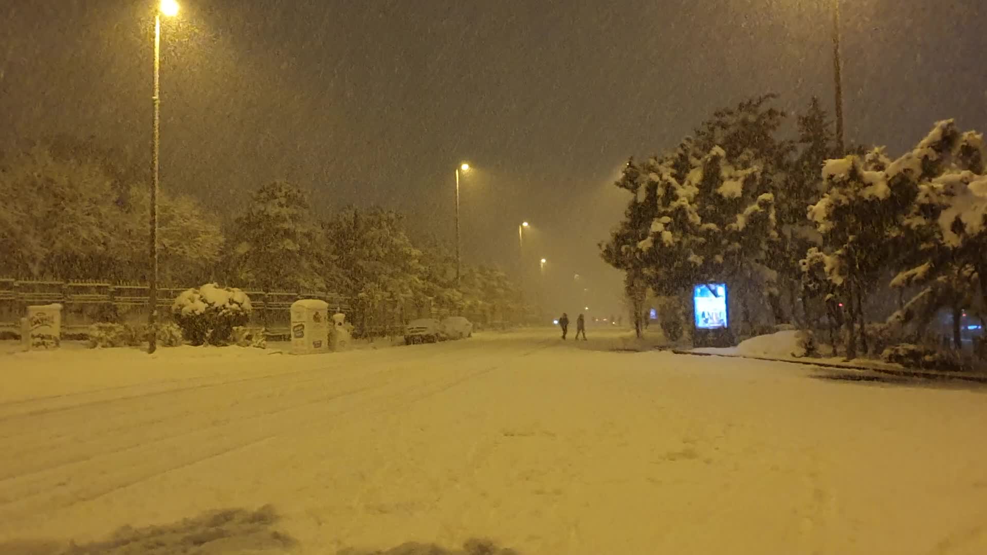 Heavy snowfall in Turkey