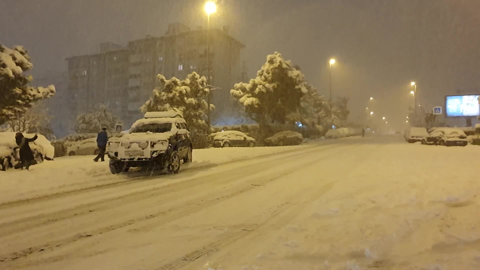 Heavy snowfall in Turkey
