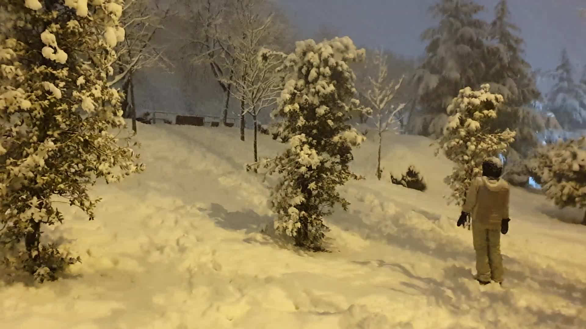 Heavy snowfall in Turkey