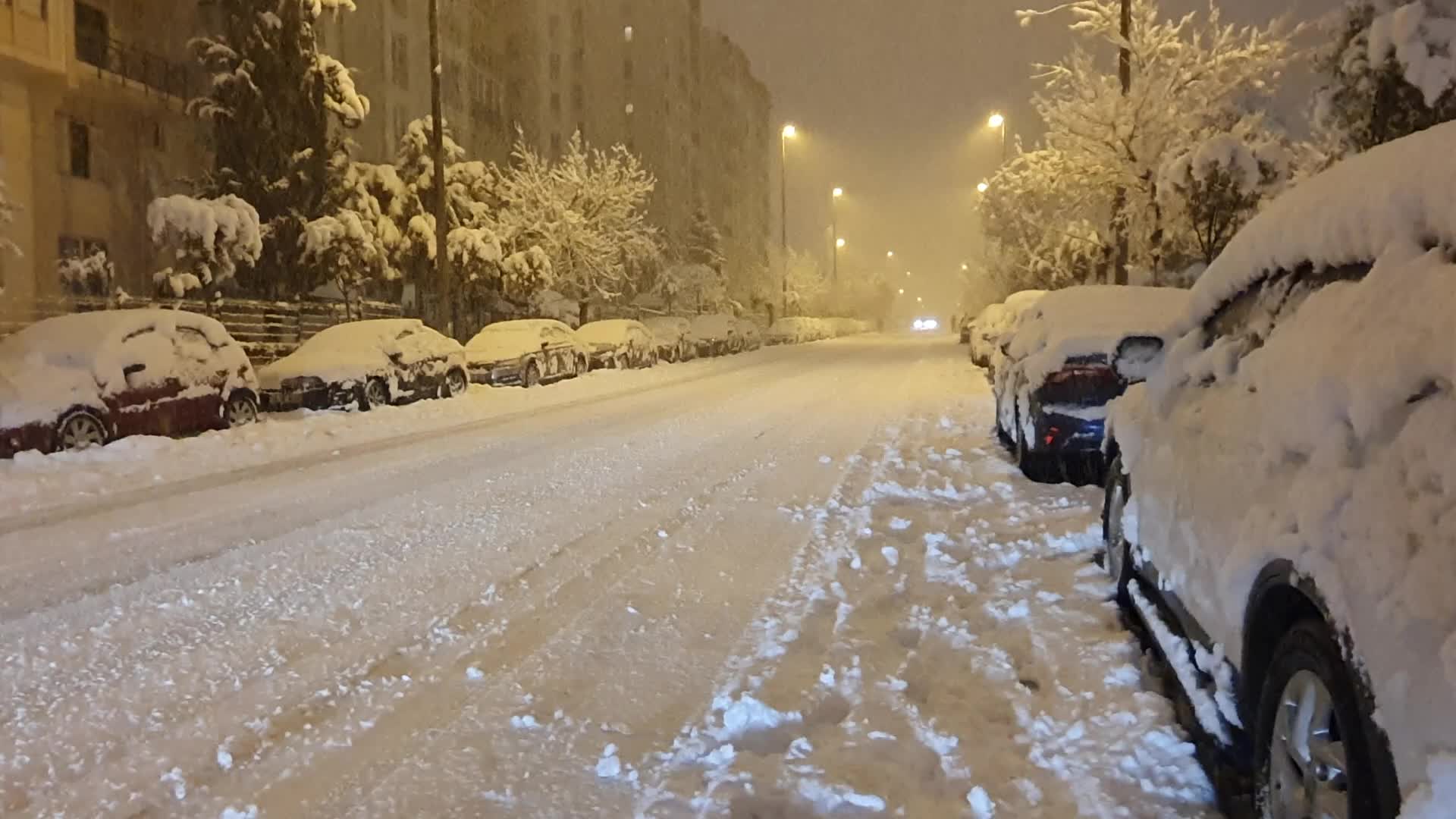 Heavy snowfall in Turkey