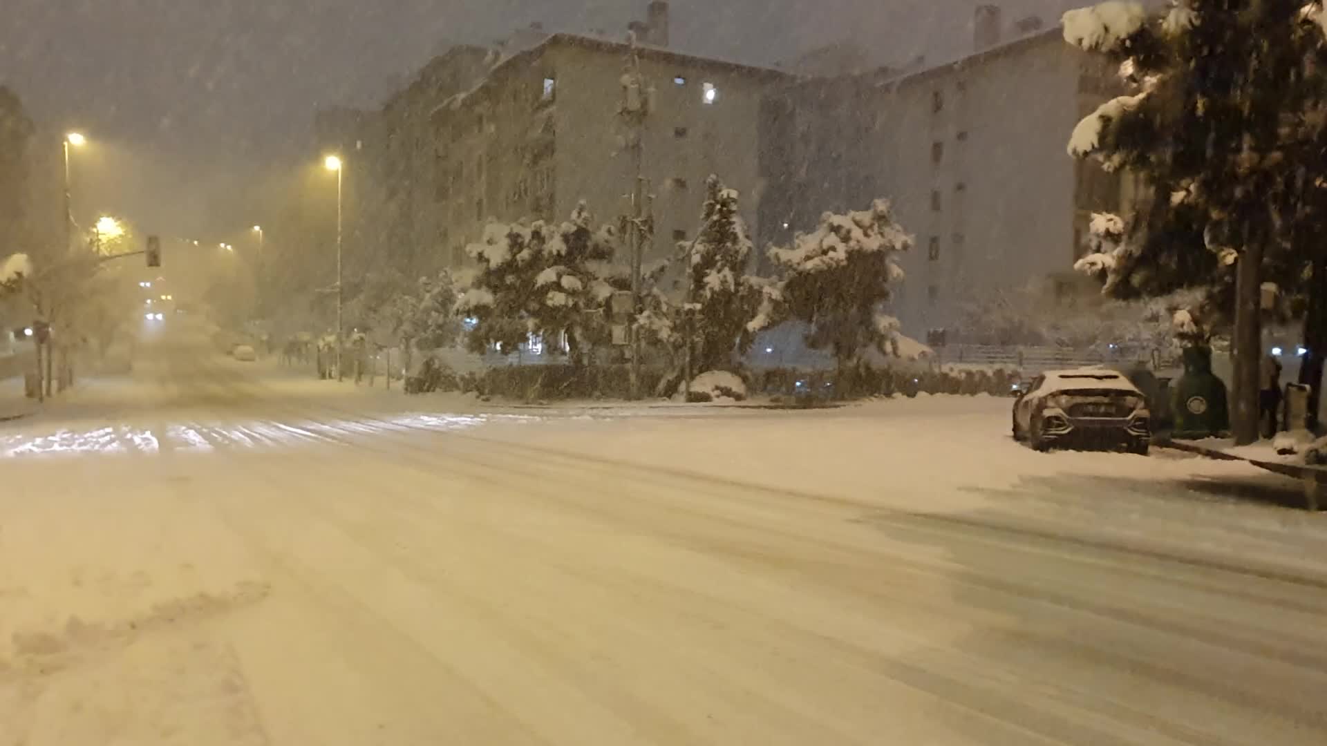 Heavy snowfall in Turkey
