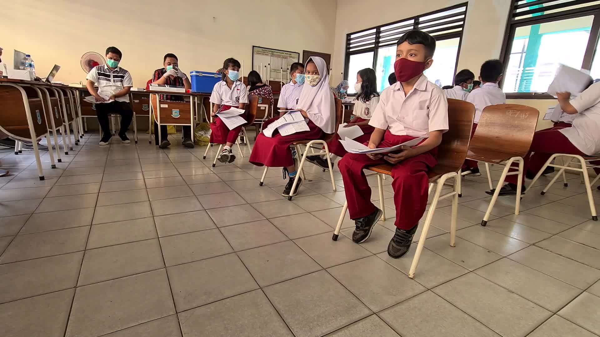 Coronavirus Vaccination For Children In Indonesia
