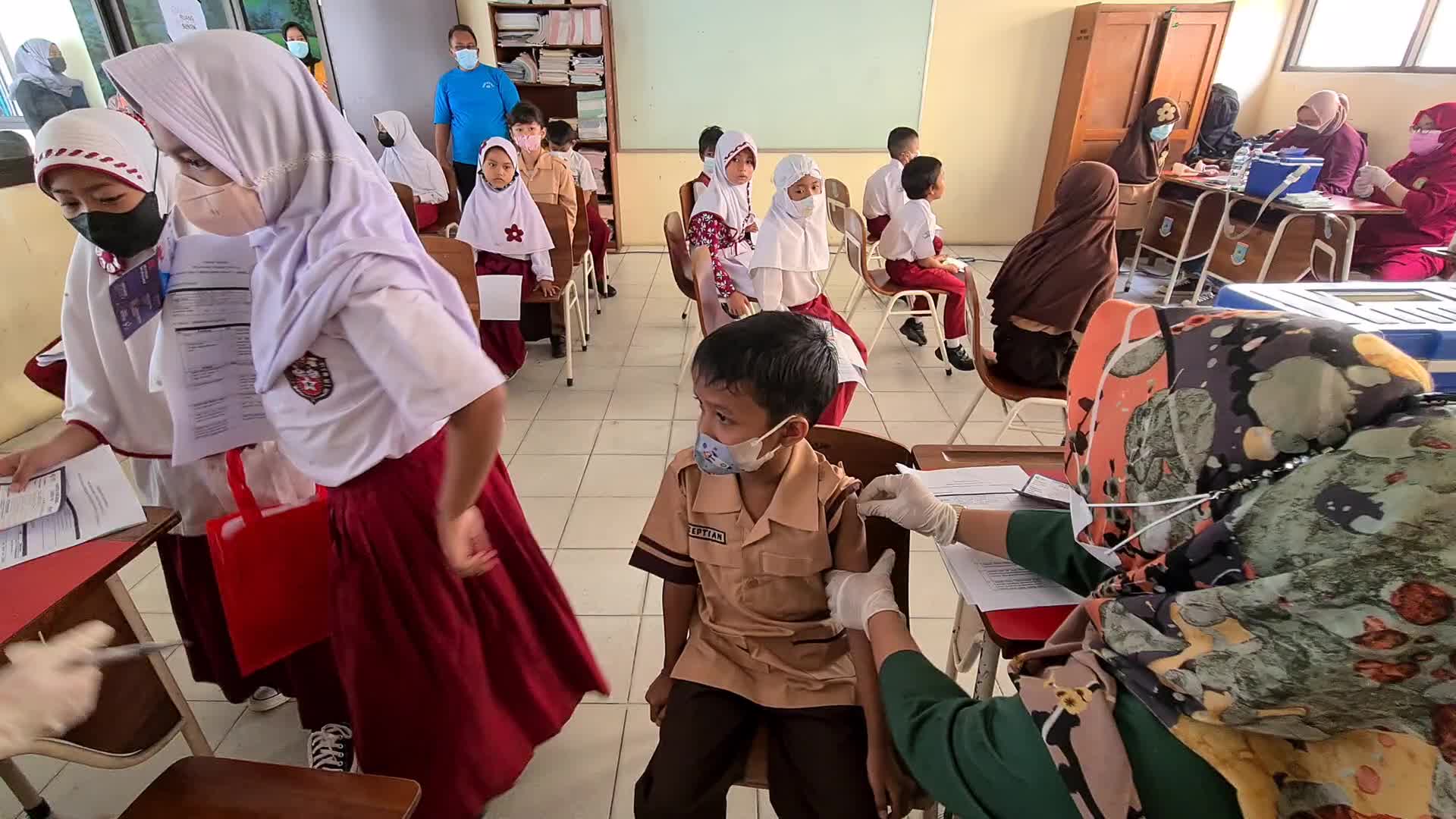 Coronavirus Vaccination For Children In Indonesia