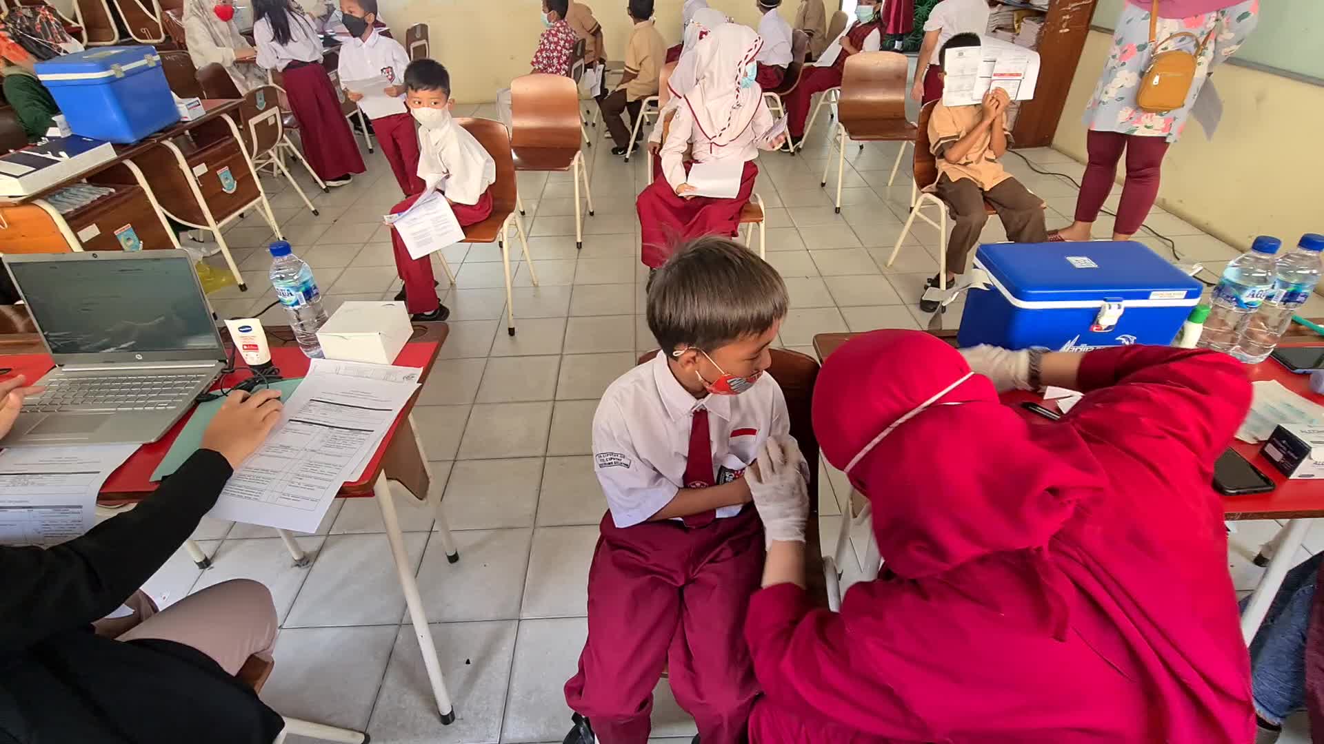 Coronavirus Vaccination For Children In Indonesia
