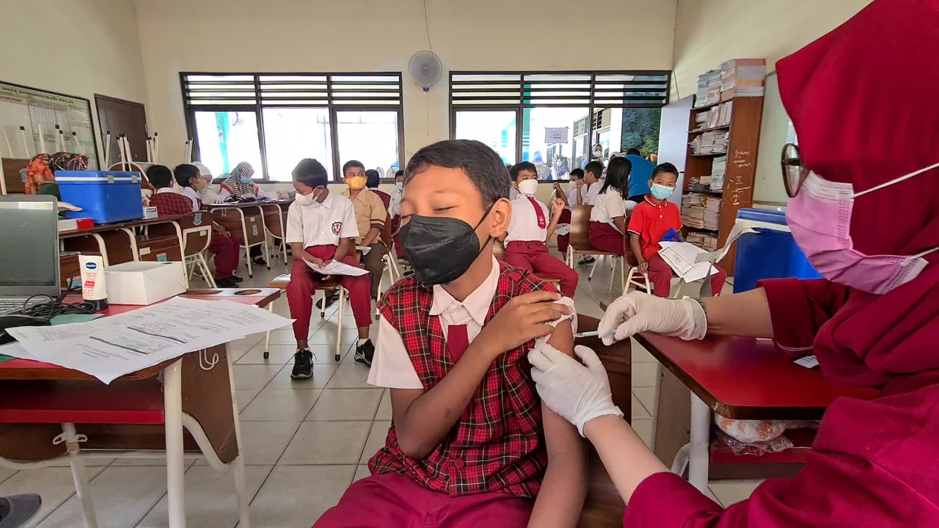 Coronavirus Vaccination For Children In Indonesia