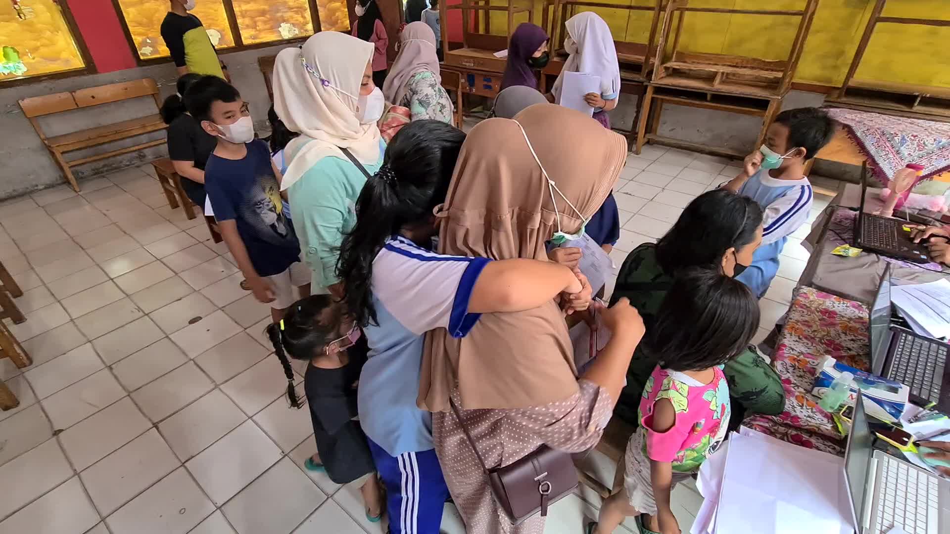Coronavirus Vaccination For Children In Indonesia