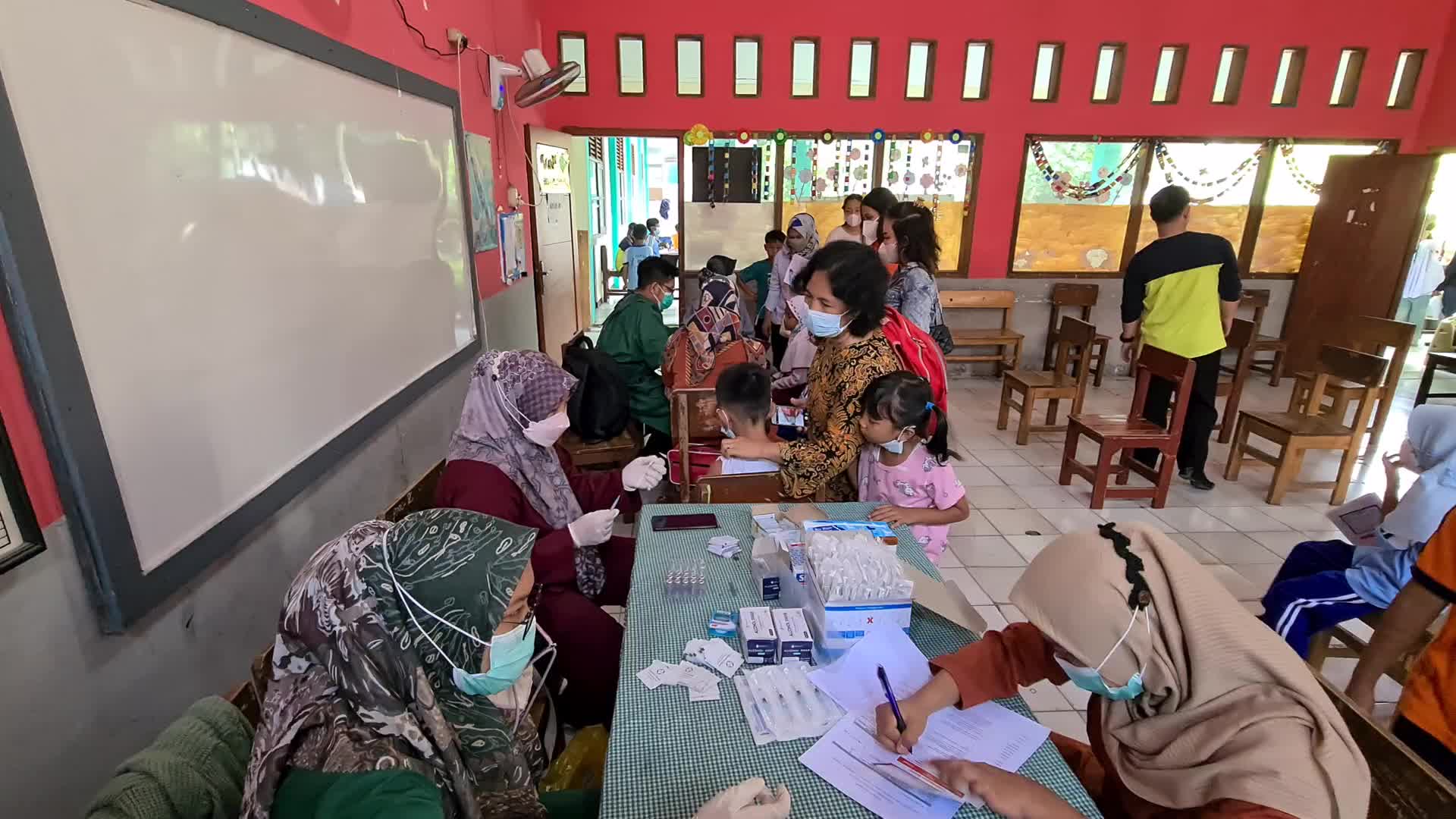 Coronavirus Vaccination For Children In Indonesia
