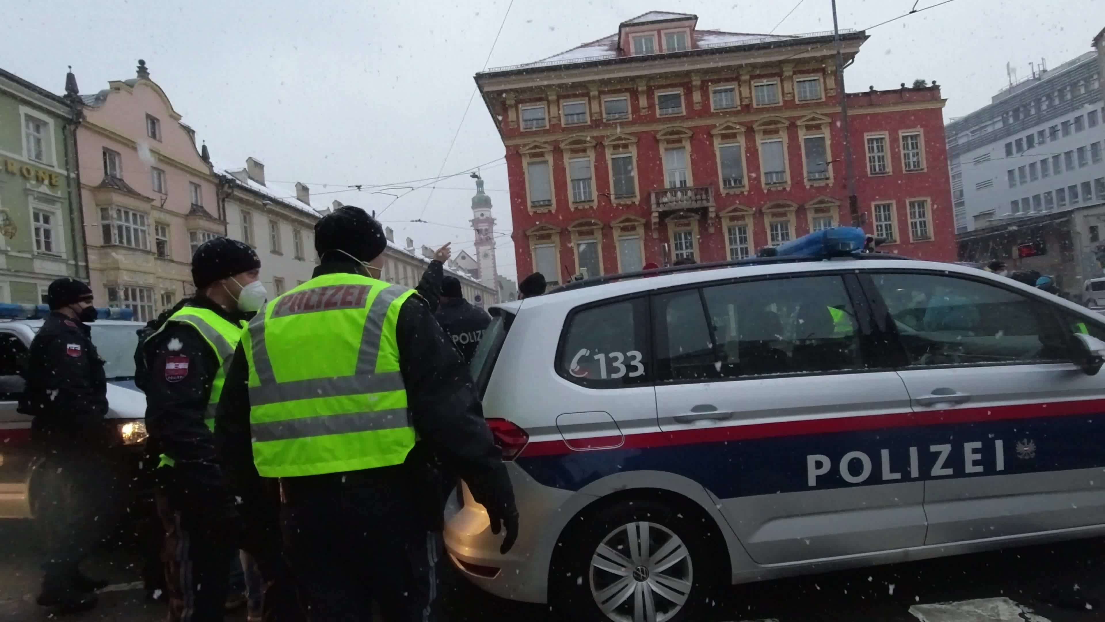 Protest Against The Mandatory Vaccination In Inssbruck, Austria