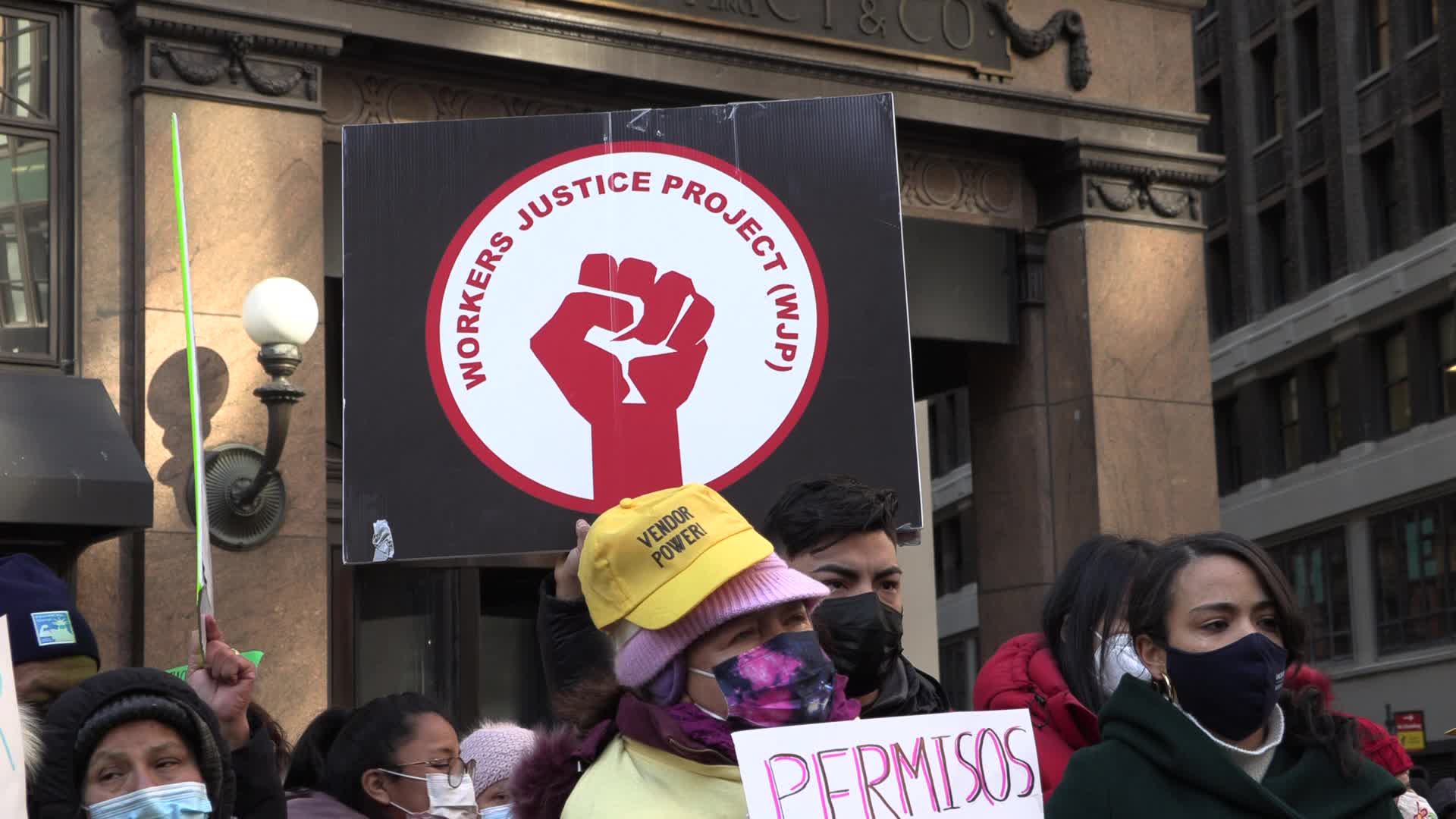 NYC: Street Vendor march calling for right to participate in formal economy, against fines