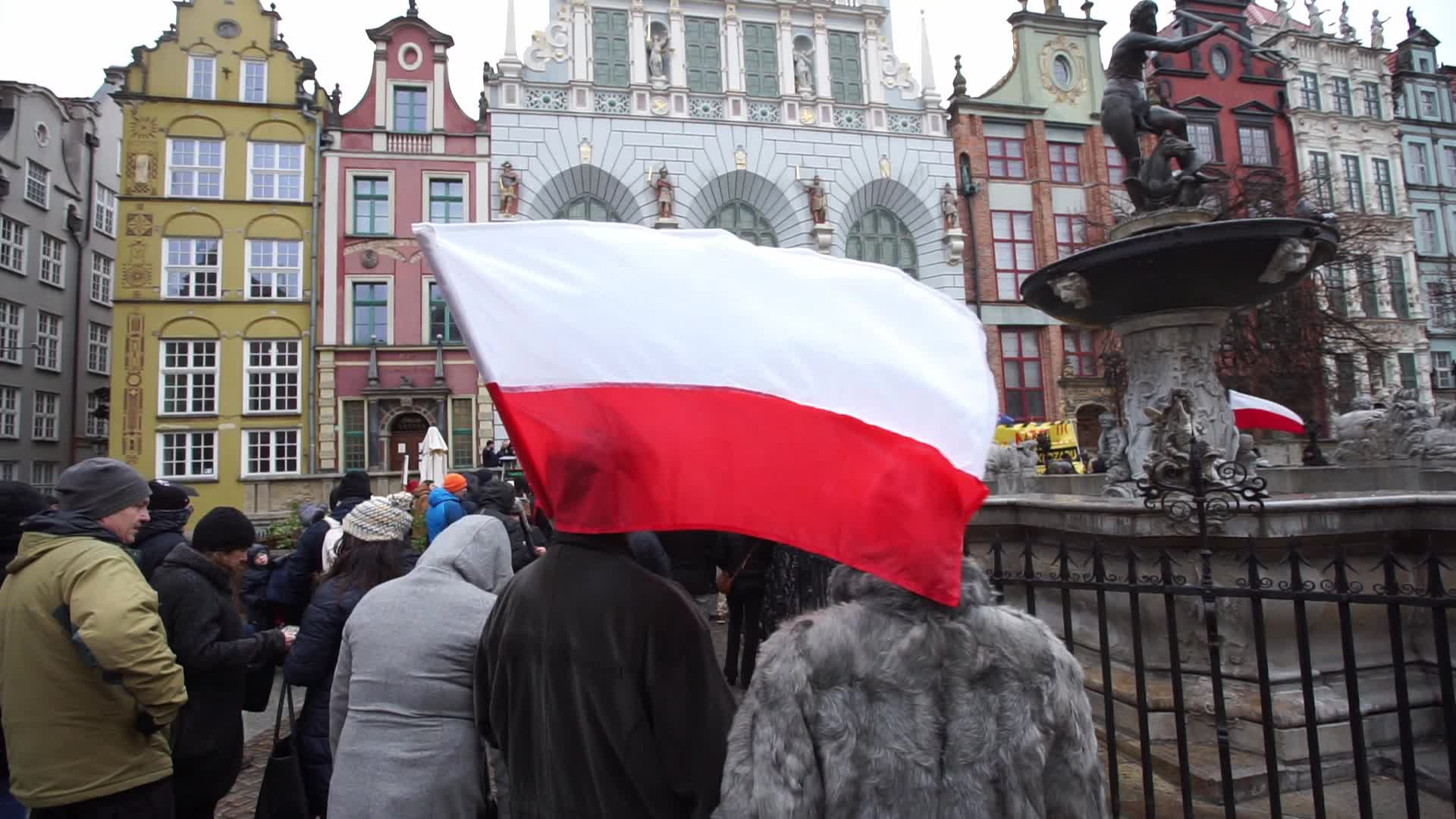 Stop Sanitary Segregation Rally In Gdansk, Poland