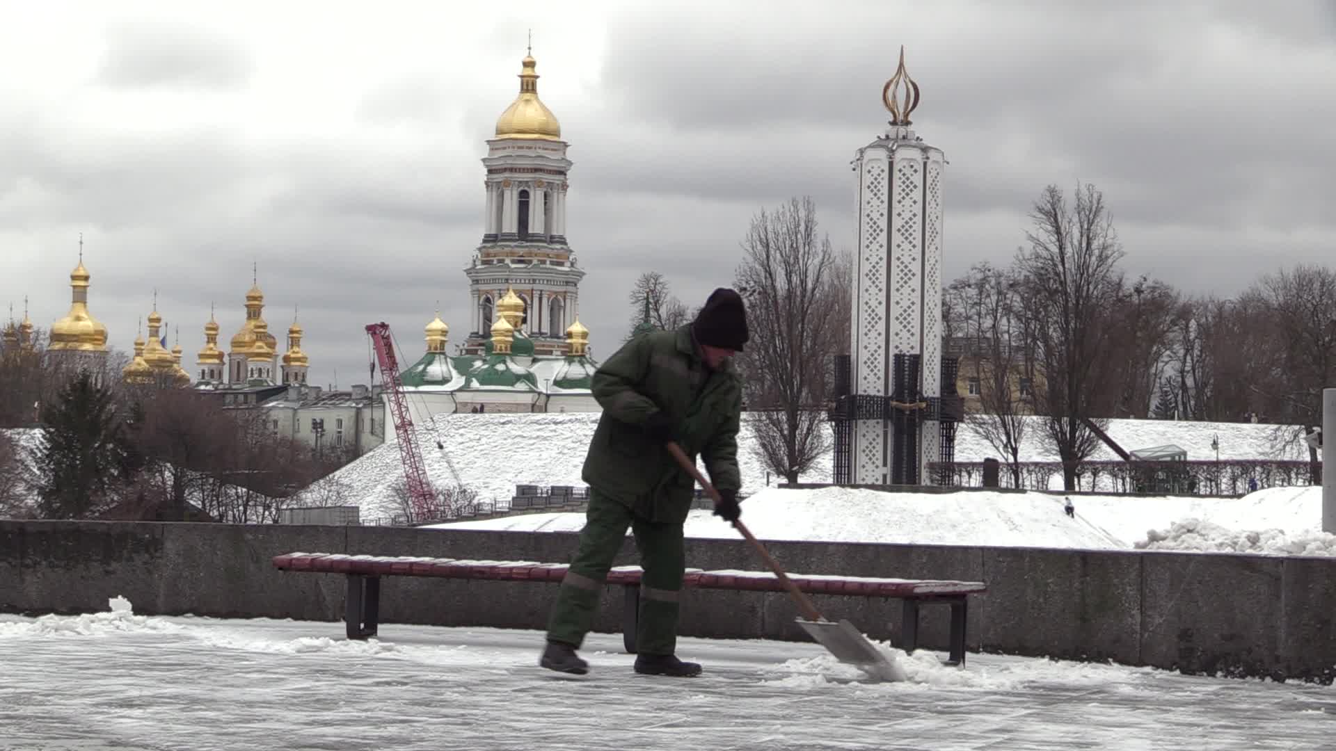Daily life in Ukraine amid Russia border tensions.