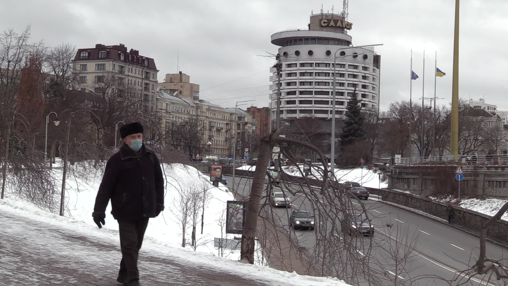 Daily life in Ukraine amid Russia border tensions.