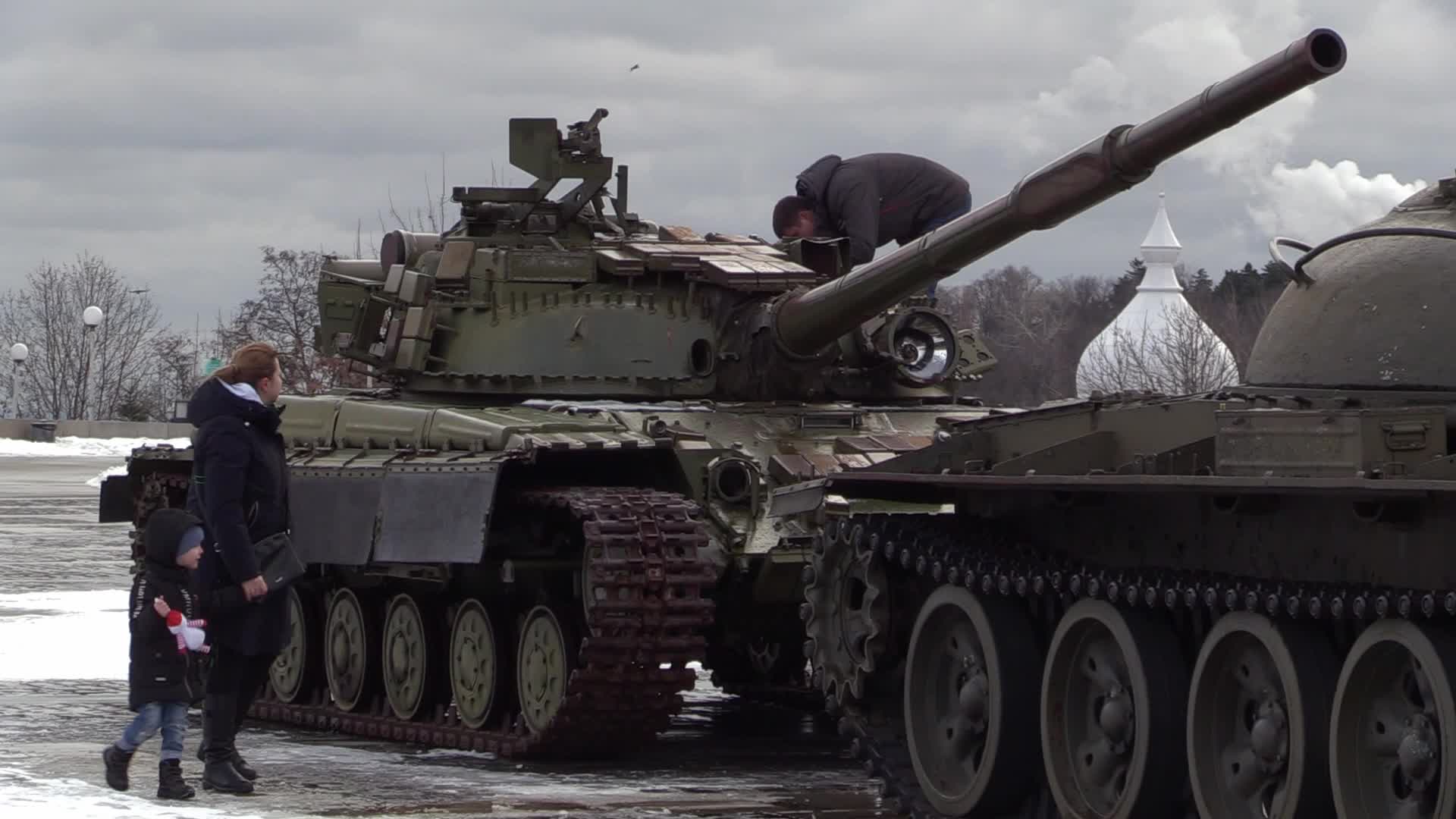 Daily life in Ukraine amid Russia border tensions.