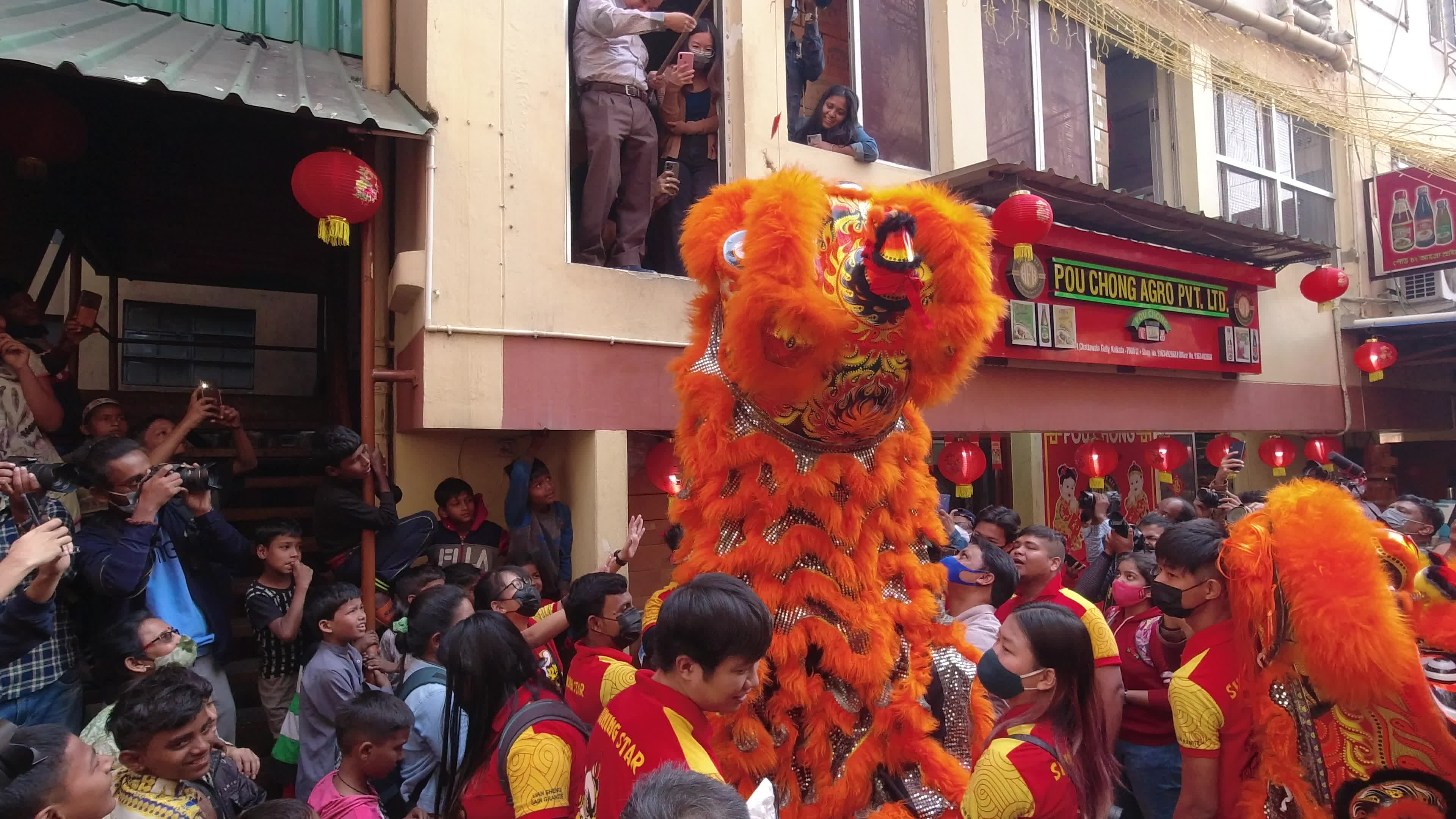 Chinese Lunar new year celebration in Kolkata