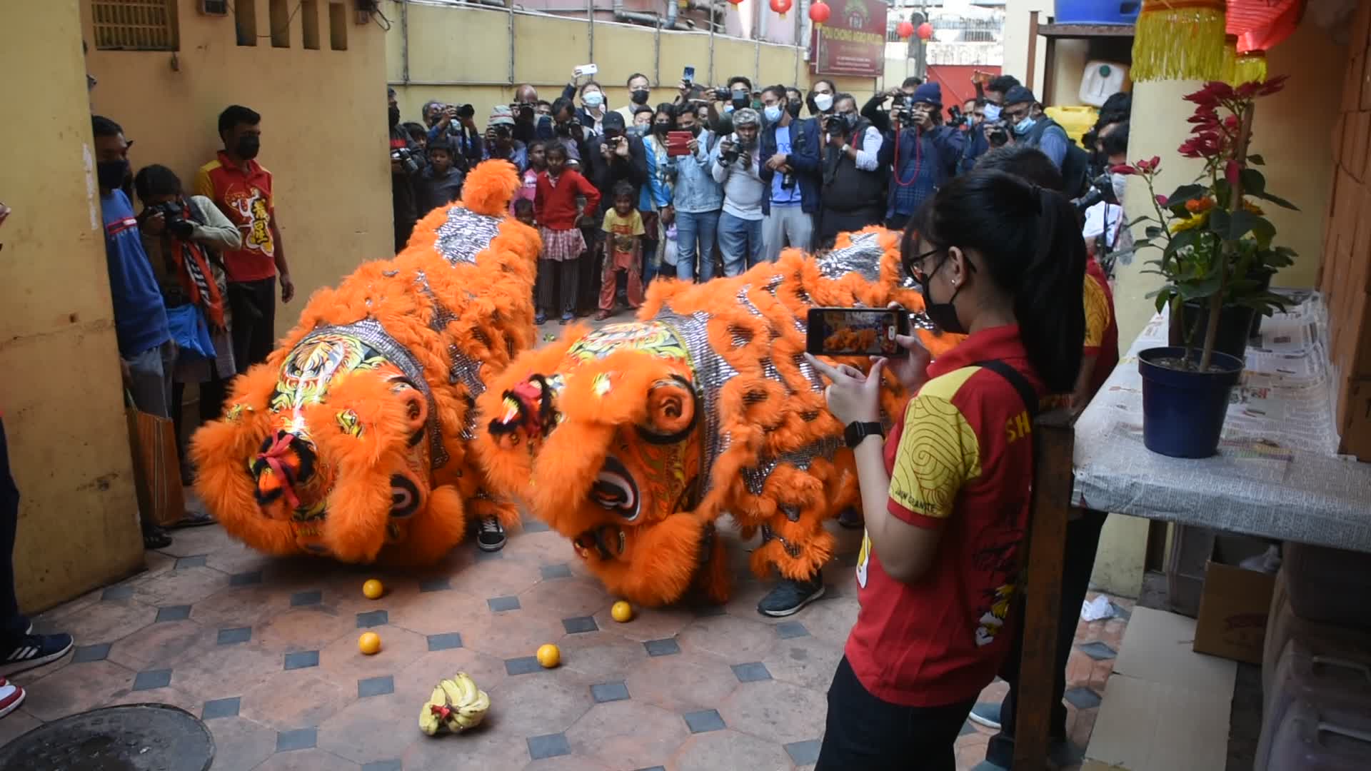 Chinese Lunar new year celebration in Kolkata