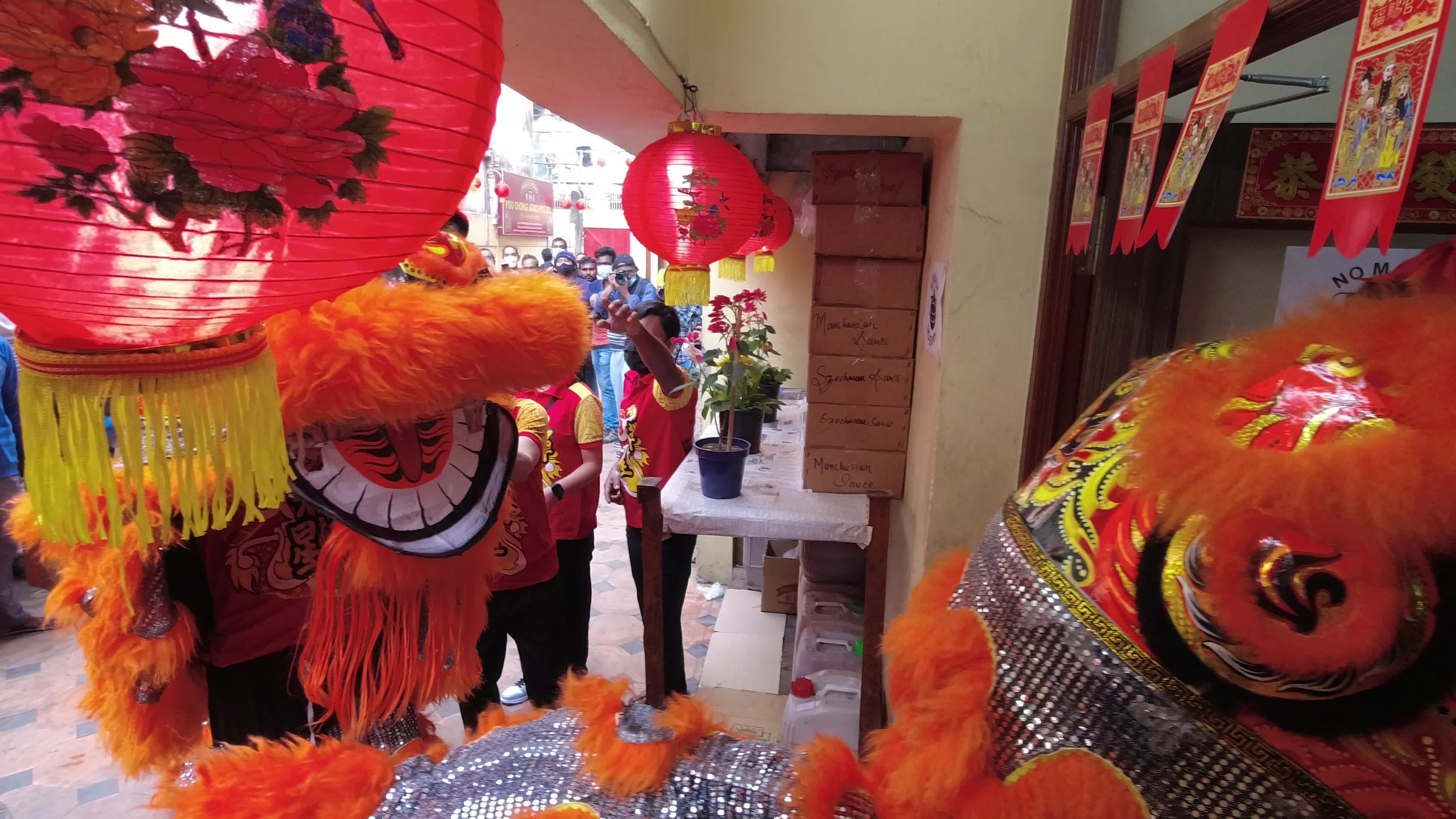 Chinese Lunar new year celebration in Kolkata