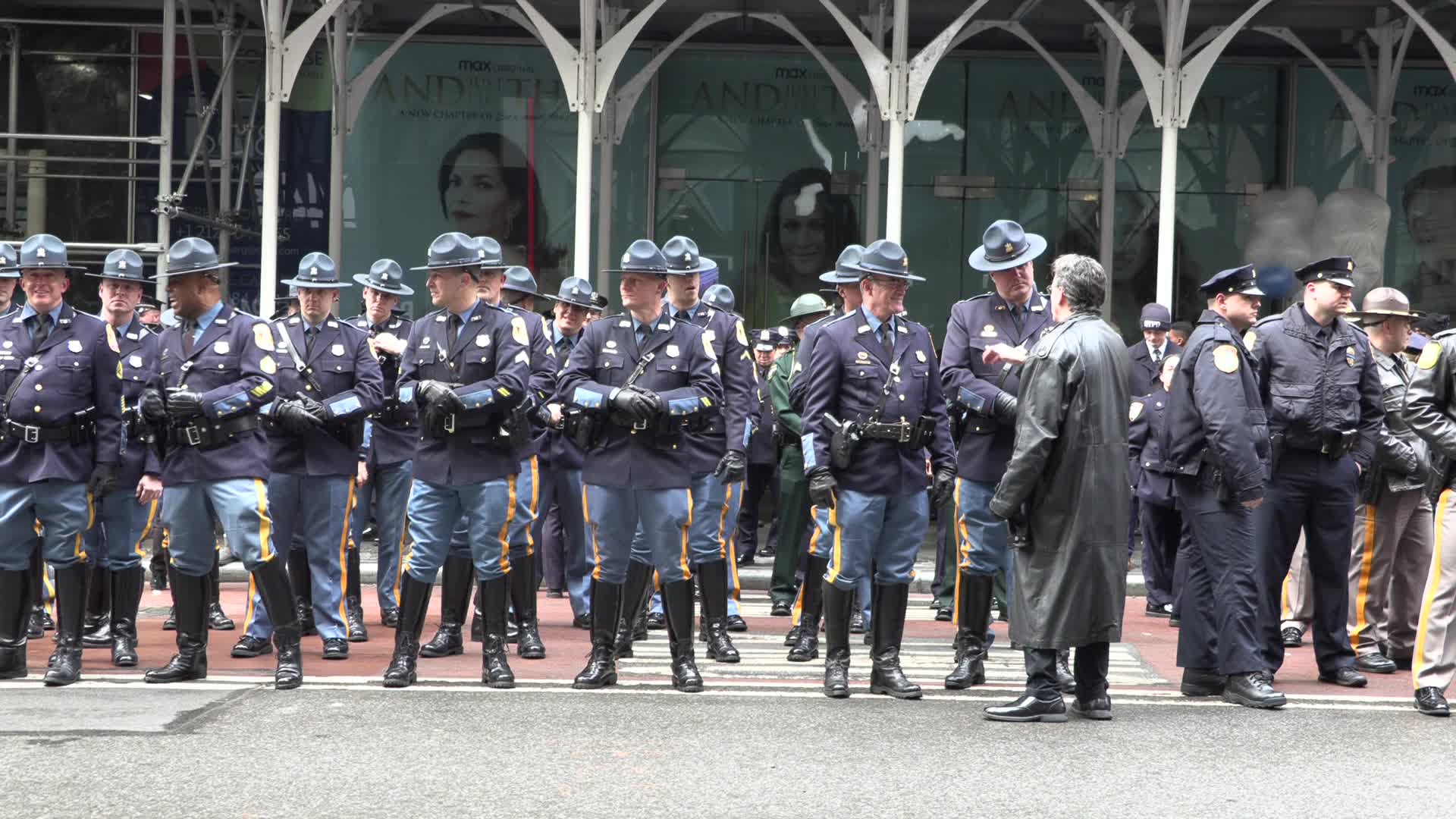 NYC: Funeral NYPD Wilbert Mora