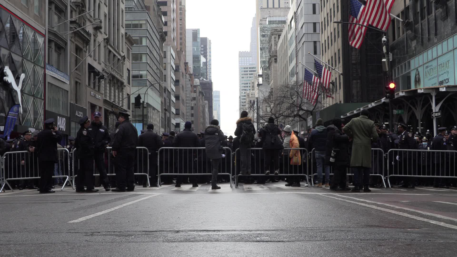NYC: Funeral NYPD Wilbert Mora