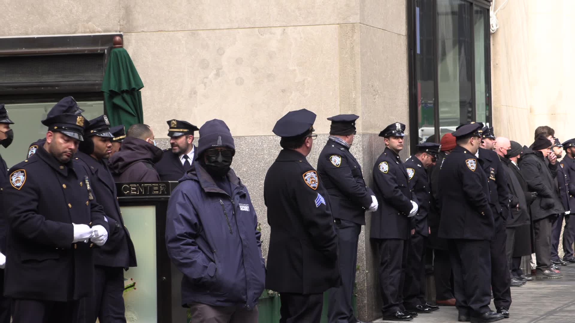 NYC: Funeral NYPD Wilbert Mora