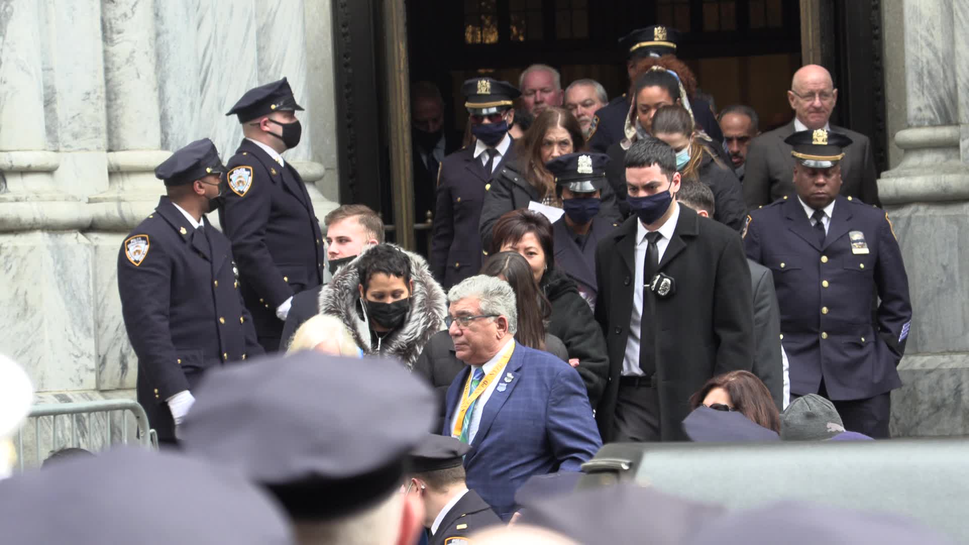 NYC: Funeral NYPD Wilbert Mora
