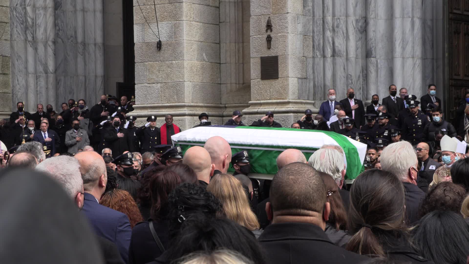 NYC: Funeral NYPD Wilbert Mora