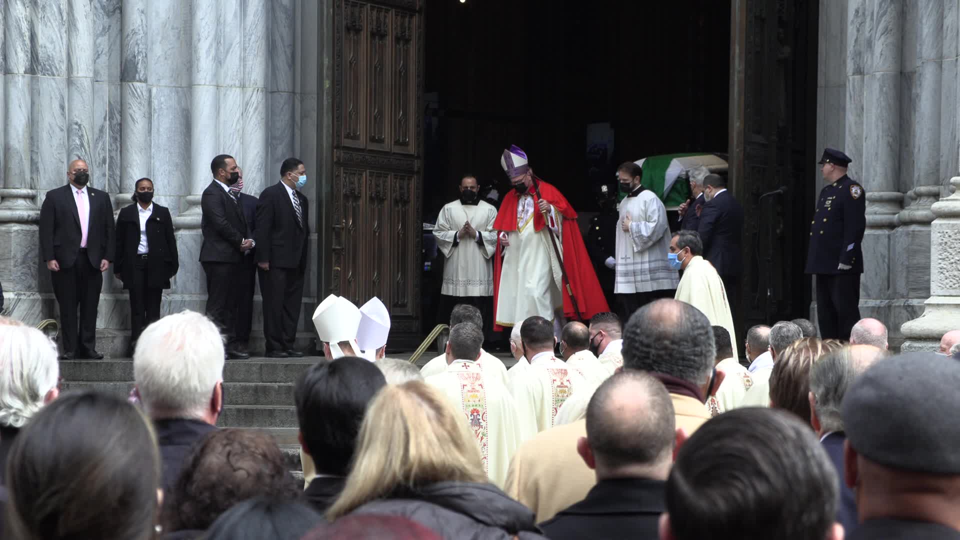 NYC: Funeral NYPD Wilbert Mora